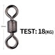 thumbnail image 5 of Conector Giratorio de Pesca, Giratorio de Anillo Sólido para Gancho Kana de Seguridad, Adecuado para Accesorios de Pesca A, 5 of 8