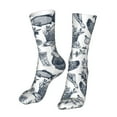 thumbnail image 6 of KLL Chicken And Fish Print Womens Crew Socks Athletic Middle Tube Long Socks Novelty Socks Gifts For Men, 6 of 7