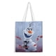 thumbnail image 1 of Olaf Bolso de tela con estampado de lienzo para mujer, bolsa de compras reutilizable y estética, con cremallera interior, regalo para mujer, 35 × 40 cm., 1 of 6