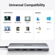thumbnail image 3 of Adaptador USB C UGREEN HDMI 4K Plata con Lector de Tarjeta y 3 USB 3.0, 3 of 7