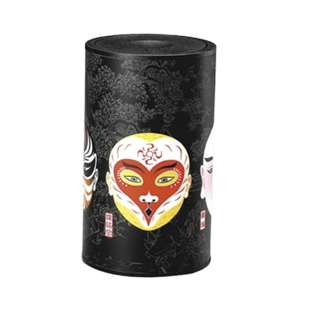 

GIFZES Toothpick Holder Chinese Style Automatic ABS Chinese Opera Face Pattern Toothpick Dispenser for Toothpick