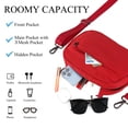 thumbnail image 3 of Bandolera MAXTOP roja pequeña para mujer con correa desmontable, 3 of 6