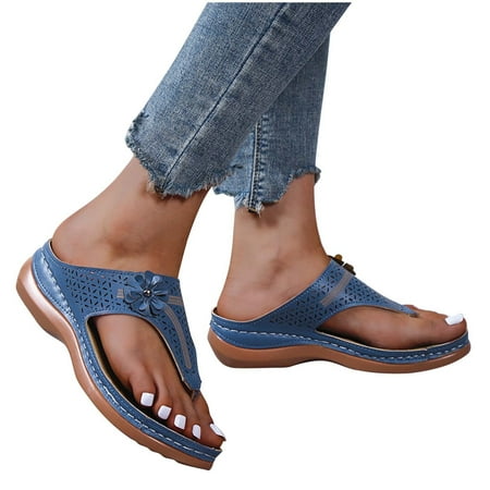 

Women s Orthotic Flip Flops Summer Casual Comfy Thong Sandal Arch Support Beach Sandals Clip-Toe Slipper