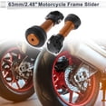 thumbnail image 2 of Protector de caída de rueda de aleación de aluminio y plástico de 1.18"-1.3" para slider de marco de motocicleta Unique Bargains 2.48" 6.73" Naranja 2 Pcs, 2 of 7