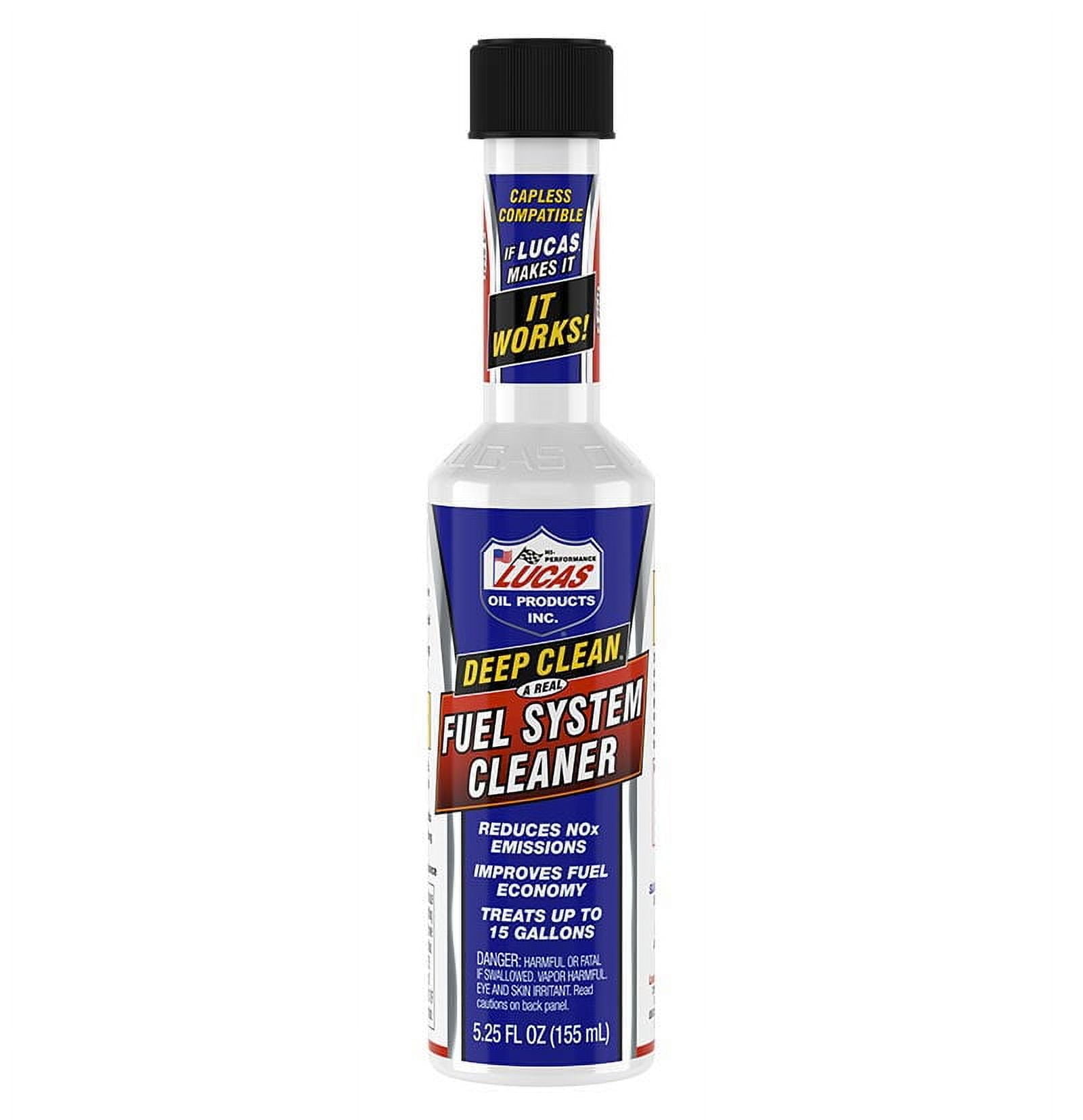 (3 pack) Lucas Oil 10669 Deep Clean Fuel System Cleaner 5.25 Ounce Automotive Fuel Additive