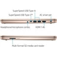 thumbnail image 5 of HP 14 Business Laptop, 14 Inch HD Display, Intel Celeron N4120, 8GB RAM, 192GB (64GB eMMC + 128GB SD Card), Windows 11, 1 Year Office 365, HDMI, Webcam, Rose Gold, 5 of 6