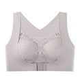 thumbnail image 5 of fheaev Front Closure Everyday Bra For Women No Underwire Push Up Compression Support Wirefree Snap Closing Bras Underwear T-Shirt Bras Front Buckle Underwear, 5 of 9