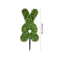 thumbnail image 3 of Easter Bunny Shaped Boxwood Topiary, Artificial Easter Bunny Shaped Topiary Tree, Boxwood Topiaries Plant for Easter Porch Outdoor & Indoor, 3 of 6