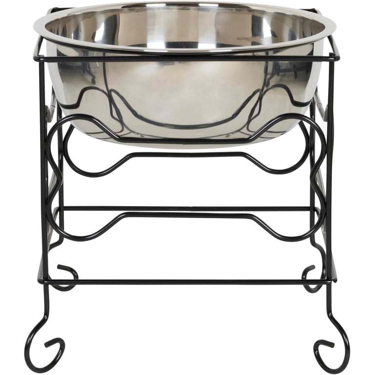 YML DSB10 Ergonomic Elevated Dog Bowls with Stand photo 4