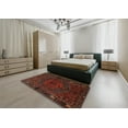 thumbnail image 5 of Ahgly Company Machine Washable Indoor Square Traditional Dark Red Area Rugs, 8' Square, 5 of 7