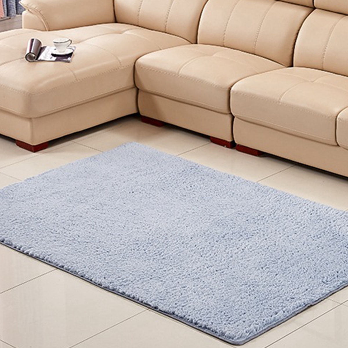 Fluffy Area Rugs Grey Purple Light Tan Shag Rug For Bedroom Plush Furry Rugs For Living Room Fuzzy Carpet For Kid S Room Nursery Home Decor 4 X 2 6 Feet Walmart Com Walmart Com