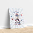 thumbnail image 3 of Happy 4th of July Patriotic West Highland White Terrier Marching Band Uniform Balloons Fireworks Vertical Matte Canvas Poster Westie Westy Dog Lover Wall Art Home Decor - 13009, 3 of 5