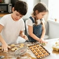 thumbnail image 6 of Baking Pans Sheet, 2 Piece Large Cookie Sheets Stainless Steel Baking Pan for Toaster Oven, RUseeN Non Toxic Tray Pan, Mirror Finish, Easy Clean, Dishwasher Safe, 10 x 8 x 1 inch, 6 of 8
