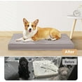 thumbnail image 2 of Indestructible Dog Beds for Large Dogs, Orthopedic Memory Foam Pet Bed with Oxford Fabric, Waterproof Outdoor Dog Bed for Kennel with Washable Cover and Non-Slip Bottom, 41''x27'', Grey, 2 of 8