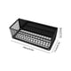 thumbnail image 3 of Organizador de cesta magnética para frigorífico – Estantería de almacenamiento de acero negra, fuerte adhesión, barandillas elevadas, ahorro de espacio para la colada, cocina, oficina, armario, 3 of 6