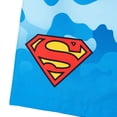 thumbnail image 7 of DC Comics Justice League Toddler Boys' Cosplay Rash Guard and Swim Trunks Set Superman Blue Red, 7 of 7
