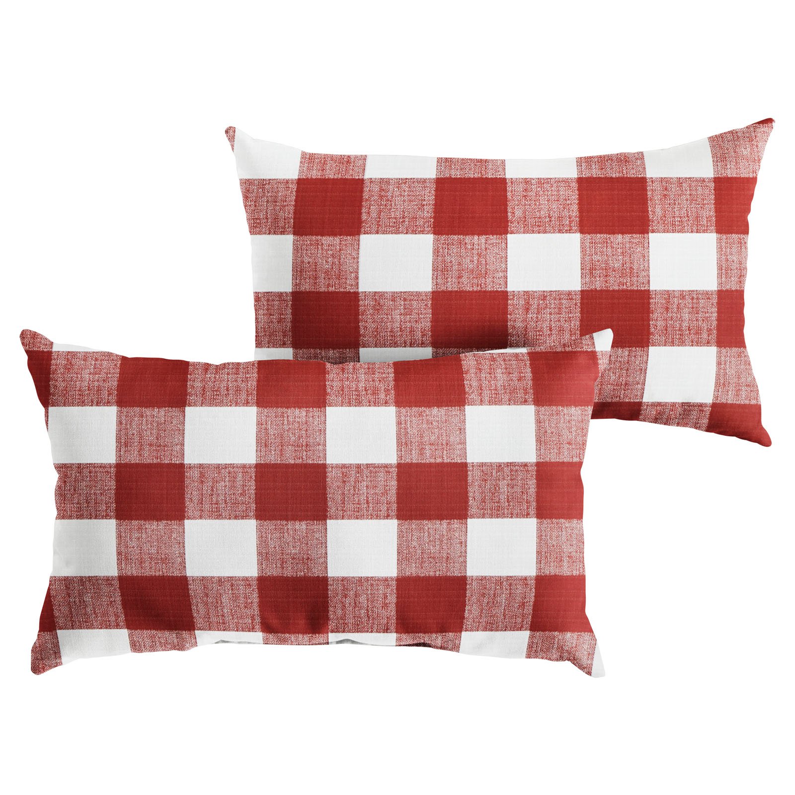 Mozaic Company Buffalo Plaid Indoor / Outdoor Lumbar Throw Pillow