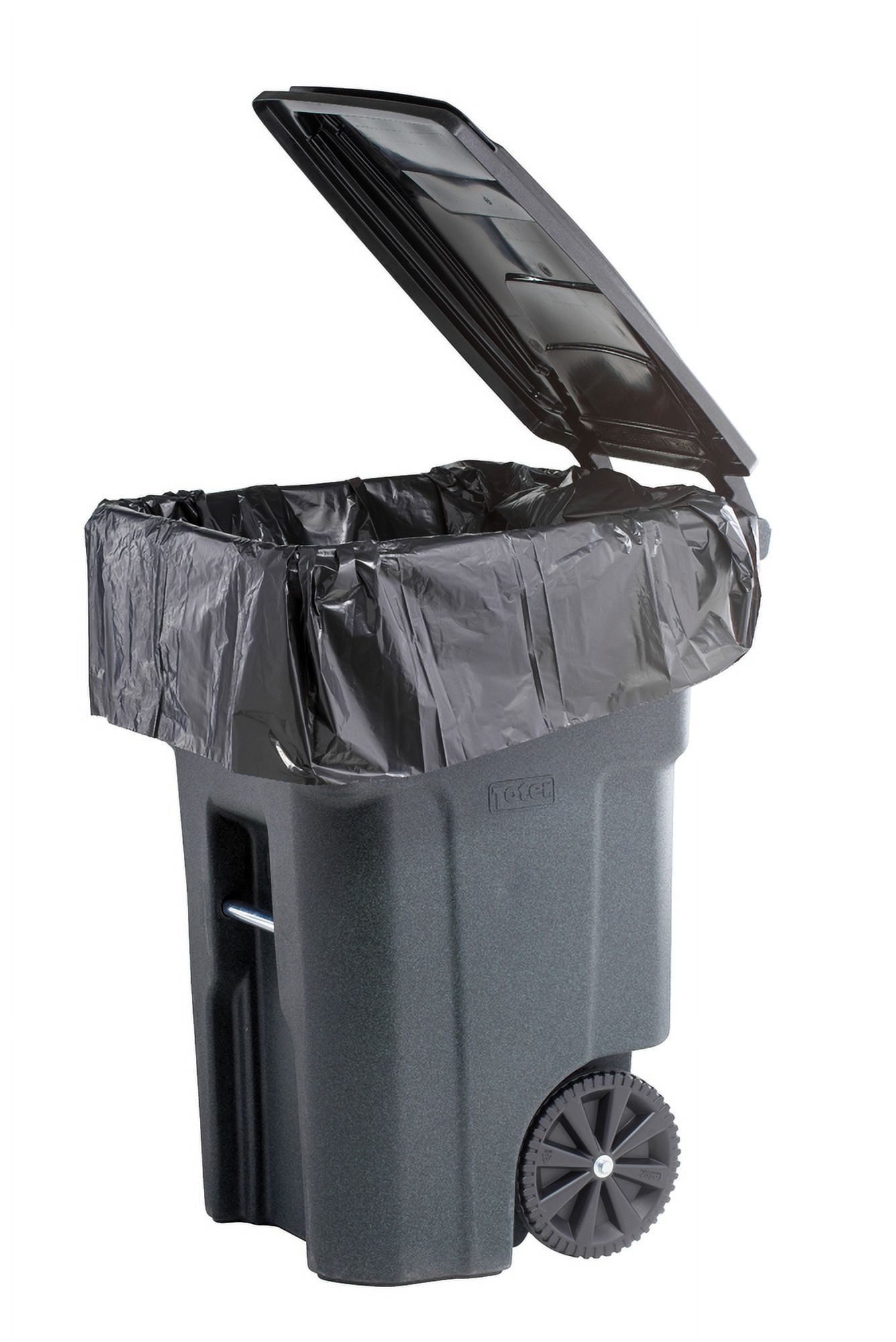PlasticMill 65 Gallon, Black, 3 Mil, 50x48, 50 Bags/Case, Ultra Heavy Duty, Garbage Bags / Trash Can Liners / Contractor Bags.