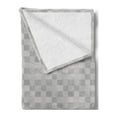 thumbnail image 2 of Abstract Soft Flannel Fleece Throw Blanket, Squares with Wavy Lines in Pastel Tones Geometric Theme Patchwork Like Mosaic, Cozy Plush for Indoor and Outdoor Use, 50" x 60", Multicolor, by Ambesonne, 2 of 5