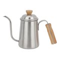 thumbnail image 2 of Eigraketly Cafetera Olla Acero inoxidable Mango de Oficina Comedor Cocina Cervecero Pesca Viaje Hervidor de goteo Herramienta para beber Kits de desorden para acampar Eigraketly OD023353-00, 2 of 6