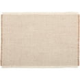 thumbnail image 3 of Ashton & Willow Creme White Farmhouse Tabletop Kitchen Hazel Cotton Herringbone Rectangle Placemat Set of 6, 3 of 3