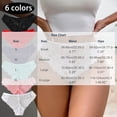 thumbnail image 3 of Qingpeng Womens Floral Lace Briefs Cotton Crotch Lightweight Breathable Bow Detail Underwear Size S-XL, 3 of 6