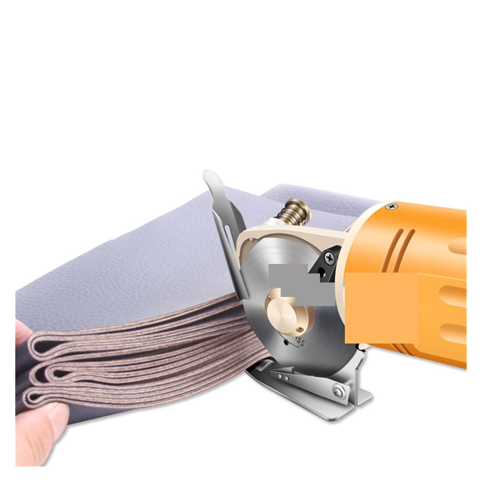 Electric Fabric Scissors Rotary Blade Fabric Tool Leather Fabric Electric Cutter Kit Cutting Saw Tool ,Sharp & Durable