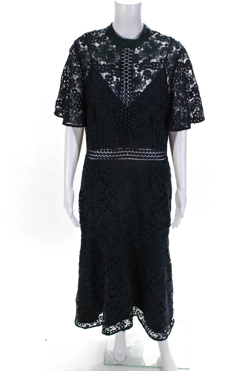 keepsake utopia lace midi dress