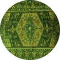 thumbnail image 1 of Ahgly Company Indoor Round Persian Green Traditional Area Rugs, 8' Round, 1 of 1