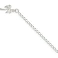 thumbnail image 1 of Sterling Silver 10Inch Solid Polished Palm Tree Anklet Made In Italy qg440-10, 1 of 5