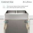 thumbnail image 6 of Rivage 36 x 22 Dual Basin Apron Kitchen Workstation Sink, 6 of 14