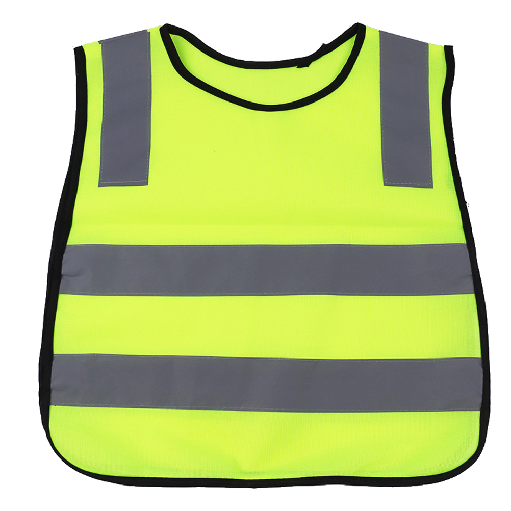 Child's Safety Vest Fluorescent Visibility Jackets Waistcoat for Kids