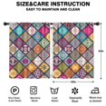 thumbnail image 2 of Blackout Kids Curtains,Multicolor Ethnic Mandala Pattern Childrens Insulated Curtains Set Of 2,Bedroom Essentials,Toddler Room Decor 42x54in(106x137cm), 2 of 5