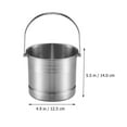 thumbnail image 5 of SOPOTUTU 1Pc Stainless Steel Wine Bucket with Large Capacity and Stable Handle for Parties, 5 of 8