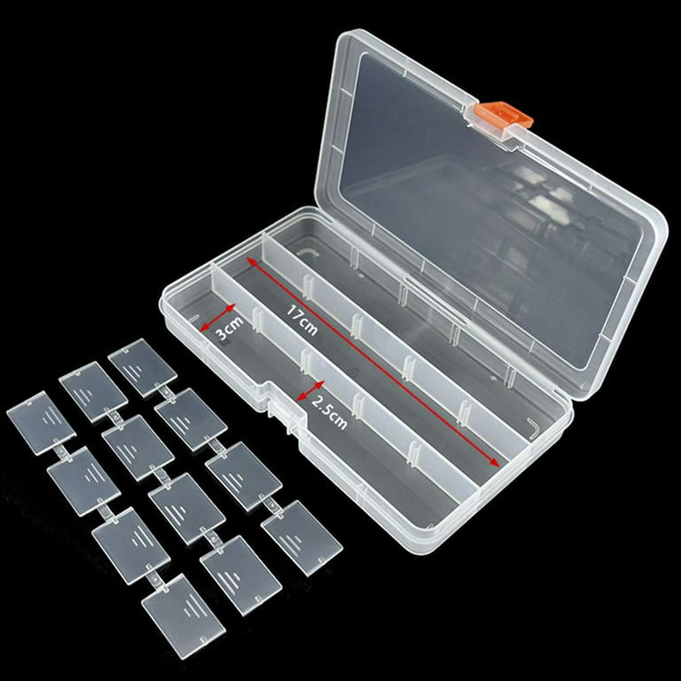 15 Grids Compartment Plastic Storage Box Screw Holder Case