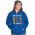thumbnail image 3 of Troll Face Memes Smiling Trollface Zip Up Hoodie Men's Women's Brisco Brands L, 3 of 6