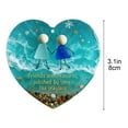 thumbnail image 3 of Christmas Ornaments 2025,Heart-Shaped Sea Glass Friendship Decor,Friendship Heart Keepsake Ornament,Christmas Tree Hanging Ornaments,Shaped by Nature & Crafted by Hand,Friendships Gifts for Friends, 3 of 5