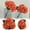 Orange, variant on 1pcs Green Silk Hydrangeas, Artificial Flower Boho Dried Touch, Hydrangeas 7.08'' Faux for Spring Home Decor, Kitchen Living Room, Porch Wreath, Wedding Flower Arrangement