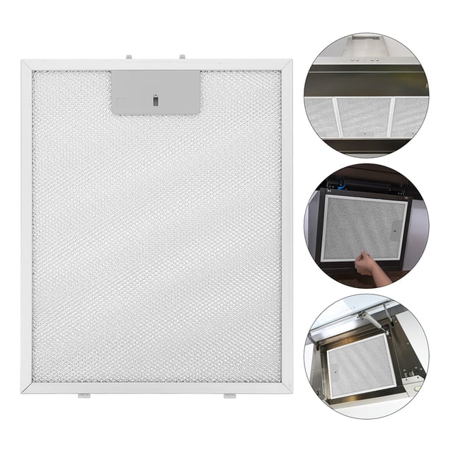 UPOUART Durable Hood Filter 3 Layer Aluminum Mesh Grease Filter for Kitchen Exhaust Hood
