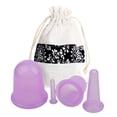 thumbnail image 1 of 4PCS Cupping Therapy Set Professional Facial & Body Massage Cup Silicone Cupping, 1 of 7
