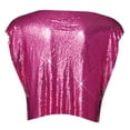 thumbnail image 4 of PEASKJP Womens Tank Tops Workout Summer Lace Trim Sleeveless Cami Tank Tops Dressy Camisole (Hot Pink,One Size), 4 of 5