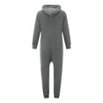 thumbnail image 5 of Rdhnmea Mens Fleece Lined Hooded Jumpsuit Full Zip  one-piece  Rompers One Piece Overalls Jogging Suit Tracksuit with Pockets, 5 of 10