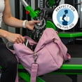 thumbnail image 5 of Black White Gothic Cat Skull Key Pattern Hot Yoga Mat Towel Non Slip for Hot Yoga - Quick-Drying Yoga Mat Cover with 4 Corner Pockets with Travel Bag - Hot Yoga Towel Non Slip 70"x26", 5 of 6
