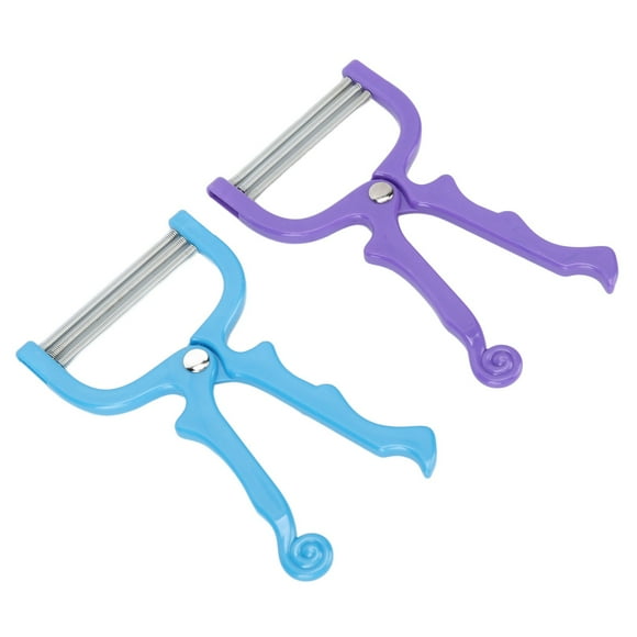 Dispositivo de resorte, herramienta de belleza, 2 piezas, depiladora facial, depiladora con resorte, máxima confiabilidad