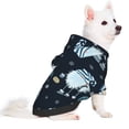 thumbnail image 5 of KLL Gnome and Snowflakes for Basic Dog Hoodie - Pet Hoodie Sweater with Leash Hole - Cute Dog Sweatshirt - Pet Clothes Hooded Sweatshirt for Dog & Cat -Medium, 5 of 8