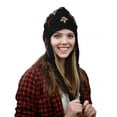 thumbnail image 2 of NYFASHION101 Nepal Handmade Ear Flaps Wool Fleece Lined Winter Hat - C11 BK, 2 of 2