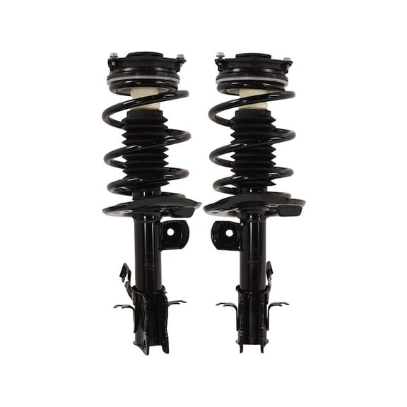 Front Strut and Coil Spring Assembly Set of 2 - Compatible with 2015 - 2017 Chevy City Express 2016