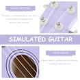 thumbnail image 4 of Miangastore 1Pack Child Instrument Purple Ukulele Guitar Toy for Early Education, 4 of 8