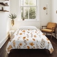 thumbnail image 4 of Brown Spring Floral Tapestry for Bedroom Wall Hanging Tapestry, Flowers Botanical Elegant Pastoral Ceiling Backdrop Tapestries Poster Blanket Wall Decor for Teens Room Living Room Dorm 55" x 73", 4 of 8