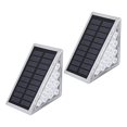 thumbnail image 5 of figatia 2Pcs LED Solar Stair Light Solar Step Lights Garden Lamps Solar Powered Fence Light Waterproof Solar Deck Light for Courtyard Warm Light, 5 of 8